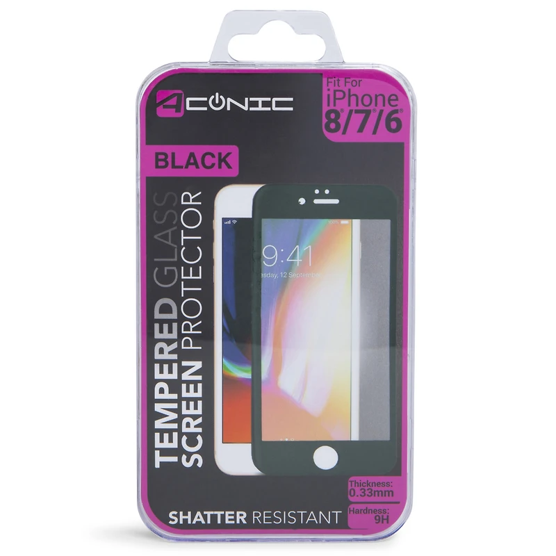 iPhone Se®/8®/7®/6® Full Body Tempered Glass Screen Protector