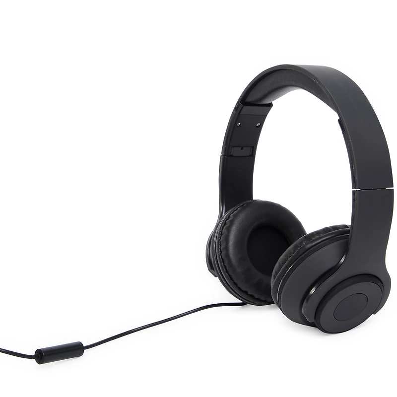Ultramax Foldable Over-Ear Headphones With Mic
