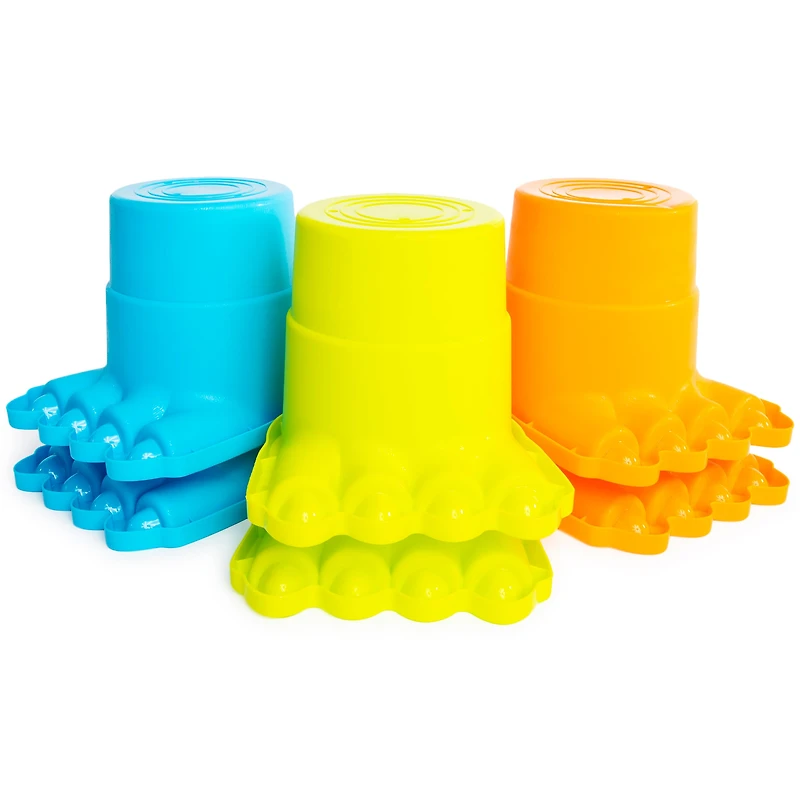 Monster Feet 2-in-1 Sand Bucket Molds & Platform Stilts