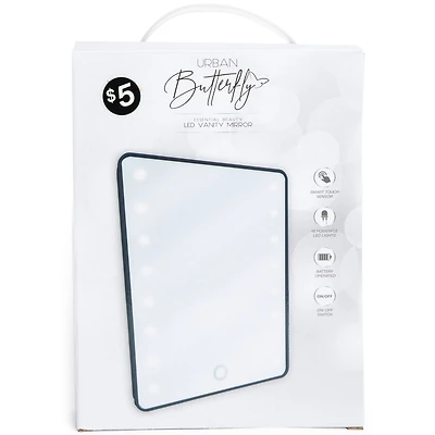 LED Vanity Mirror With 16 Leds & Storage