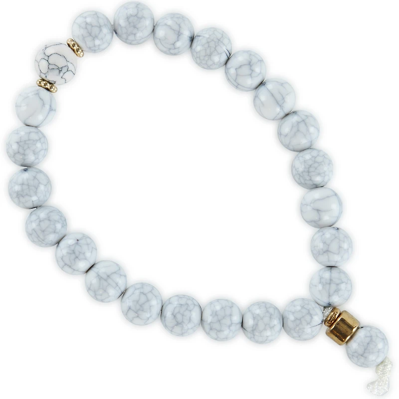 Howlite Beaded Bracelet