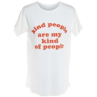 Juniors 'Kind People' Retro Graphic Tee