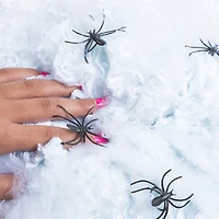 Giant White Spider Web Decoration