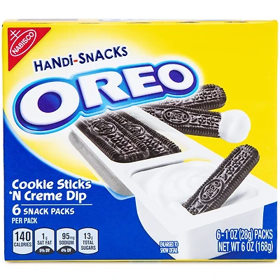 Oreo® Handi-Snacks Cookie Sticks 'N Creme Dip 6-Snack Packs
