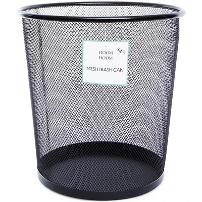 Metal Mesh Trash Can 10in x 11in