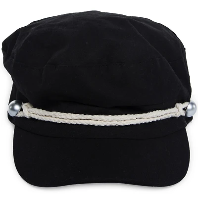 Juniors Canvas Baker Boy Cap