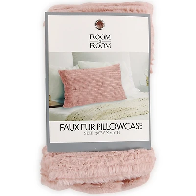 Faux Fur Pillowcase 20in x 30in