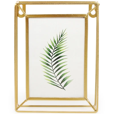 Dimensional Picture Frame w/ Print (Fits 4in x 6in Photo)