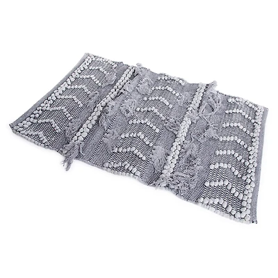 Tassel Tufted Rug 21in x 34in