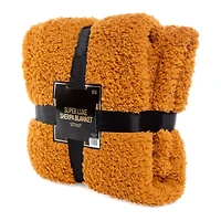 Luxe Collection Super Soft Sherpa Blanket 50in x 60in