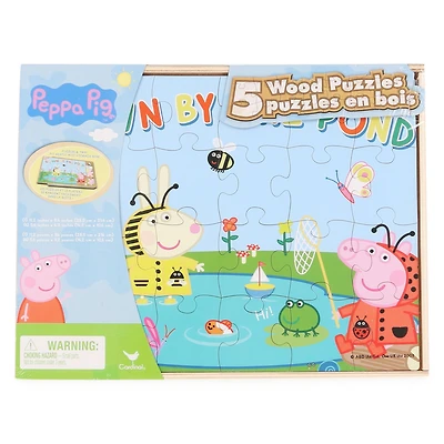 Kid's Wooden Puzzles 5-Pack