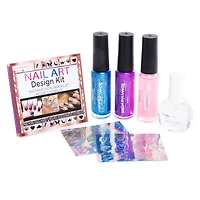 Townley Girl™ Vibrant Vibes Stencil Nail Art Deco Set 7-piece