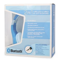 2-in-1 Bluetooth® & Aux-in Kid-Safe Headphones