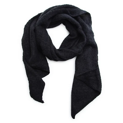 juniors boucle knit shawl wrap
