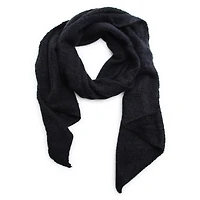 juniors boucle knit shawl wrap