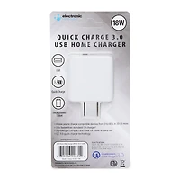 Quick-Charge 3.0 USB Wall Charger 18W