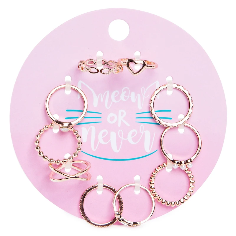 Cat's Meow Gold Rings 10-Pack