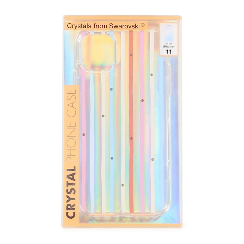 iPhone 11® Crystal Phone Case - Stripes