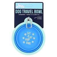 Collapsible Dog Travel Bowl w/ Carabiner 12oz