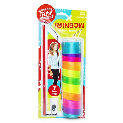 Rainbow Ribbon Wand 7ft