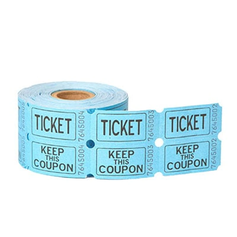 Double Raffle Ticket Roll 500-Count