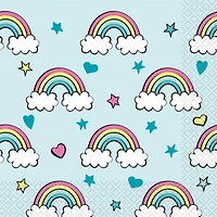 Radiant Rainbow Unicorn Napkins 16-Count