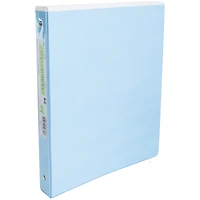 Neon Clear View 3-Ring Binder w/ Pockets 1in