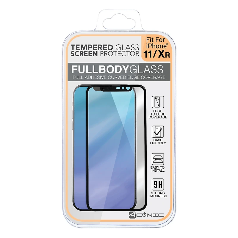 iPhone 11® / iPhone Xr® Tempered Glass Full-Body Screen Protector