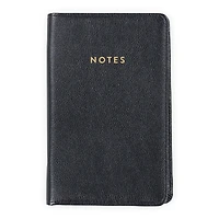 Faux Leather Padded Zipper Journal