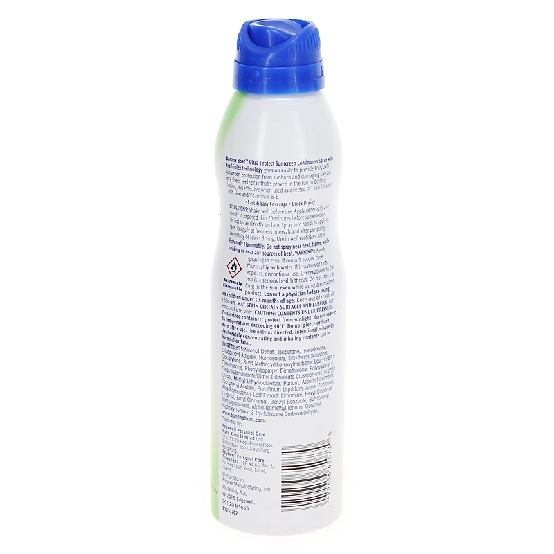 Banana Boat™ Spf 50 Ultra Protect Continuous Spray Sunscreen 6oz