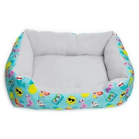 Printed Pet Cuddler Bed 19.5in x 14in