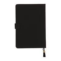 Suede Journal With Snap Closure & Bookmark