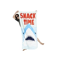snack Time' Shark Beach Towel 30in x 60in