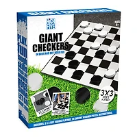 Giant Checkers Or Chess Set 3ft x