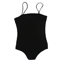 Juniors Bungee Strap Bodysuit - Black