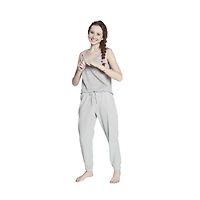 Juniors Knot Strap Tank Top - Heather Gray