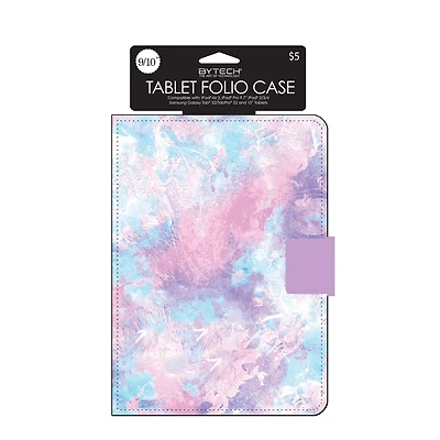 9in To 10in Tablet Folio Case - Watercolor