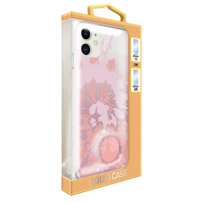 iPhone 11®/Xr® Liquid Phone Case - Pink Tie Dye