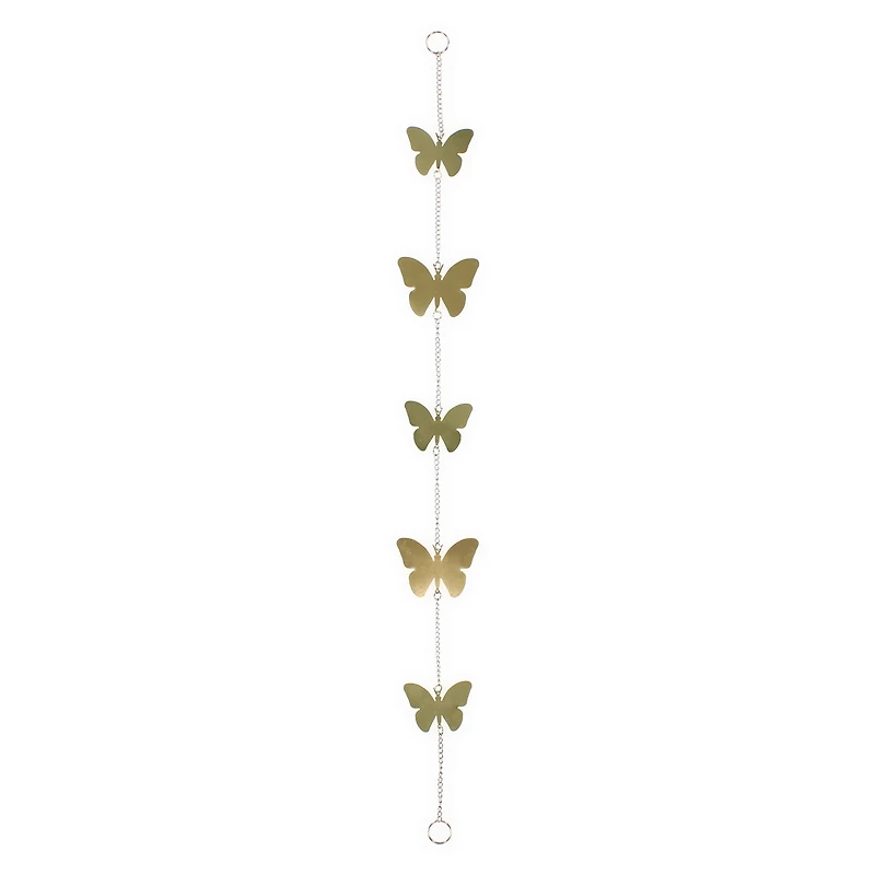 Metallic Hanging Wall Decor 26in