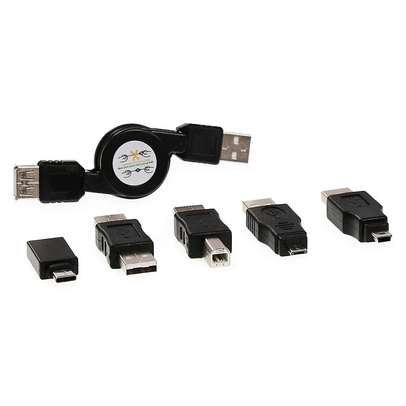 5-in-1 Universal USB Travel Kit
