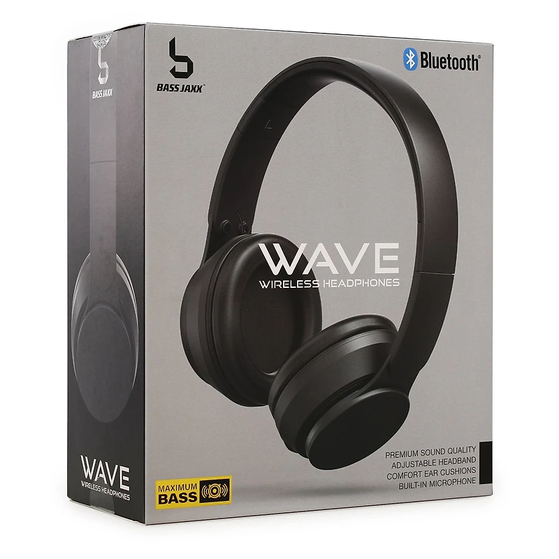 Wave Bluetooth® Headphones With Microphone & Maximum Bass