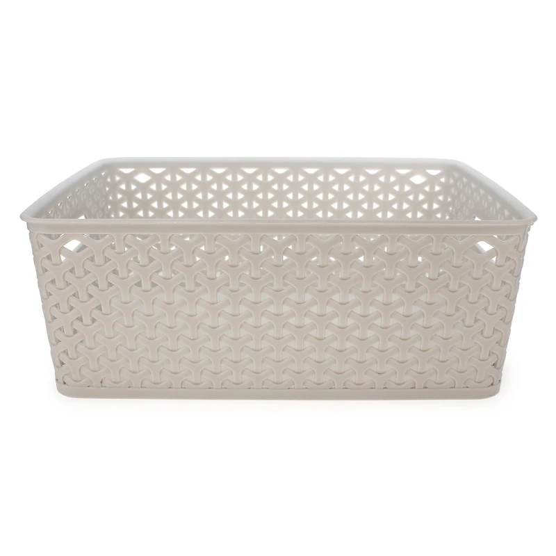 Large Lattice Storage Bin 13.8in x 11.8in