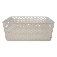 Large Lattice Storage Bin 13.8in x 11.8in