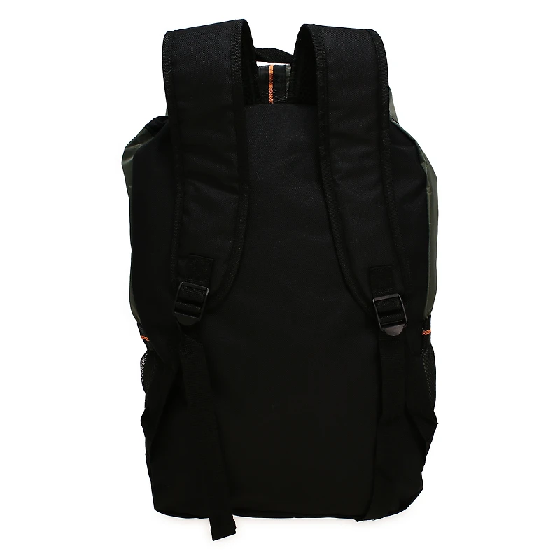 Grey & Navy Single Pals Webbing Backpack 16in