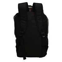 Grey & Navy Single Pals Webbing Backpack 16in