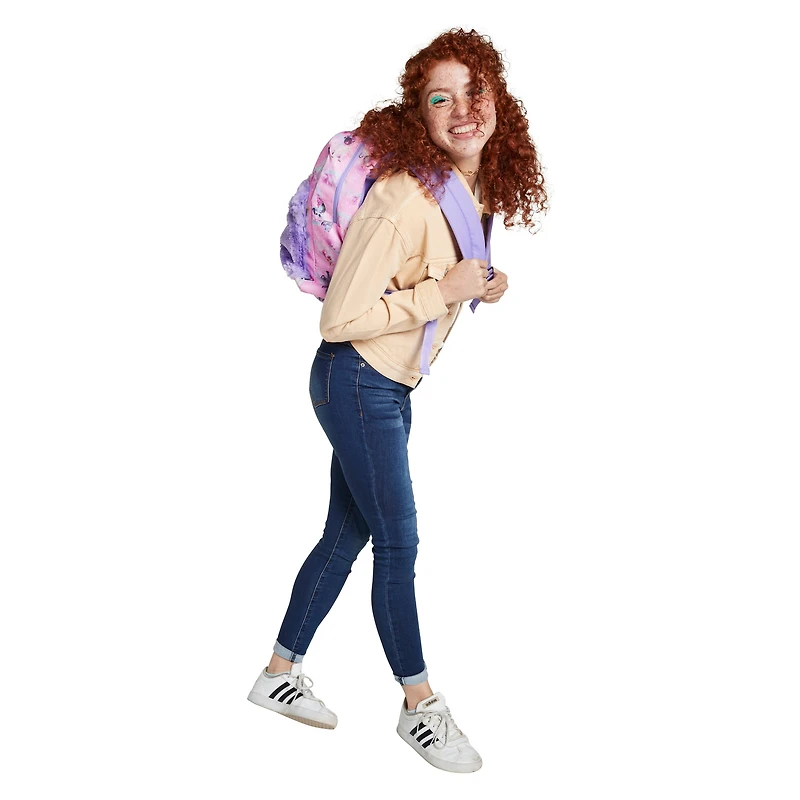 Unicorn Backpack w/ Faux Fur Pocket