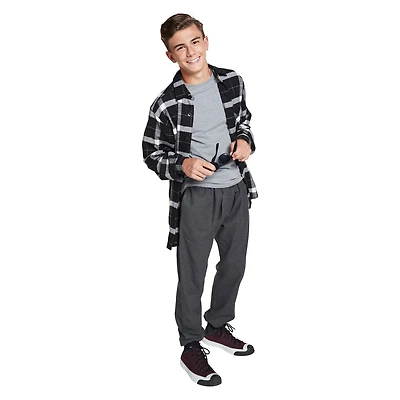 Young Men's Woven Joggers - Charcoal Gray