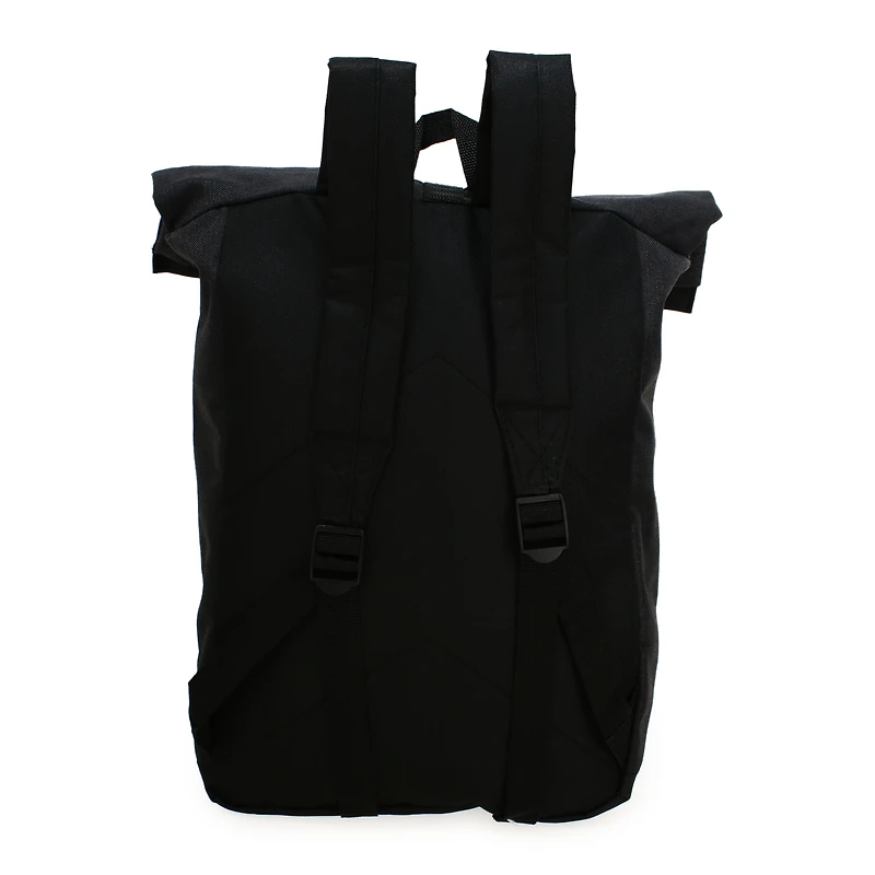 Black Roll Top Backpack 16in