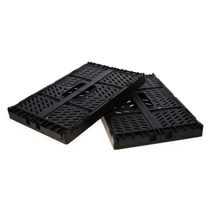 2-Count Collapsible Crate Storage Bins 8in x 12in