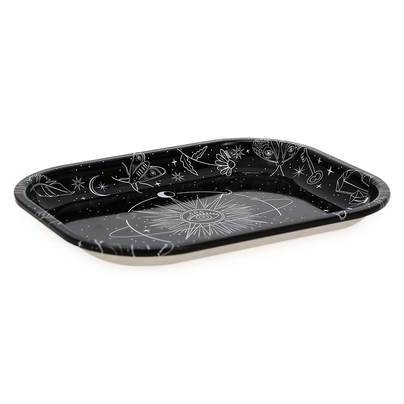 Small Decorative Tray w/ Print 7in x 5.5in